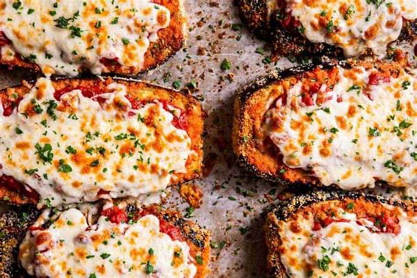 Crunchy Eggplant Parmesan