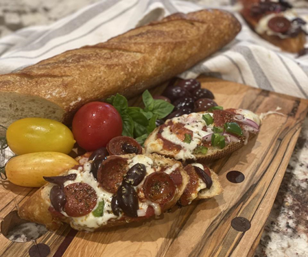 Baguette Pizza Bites