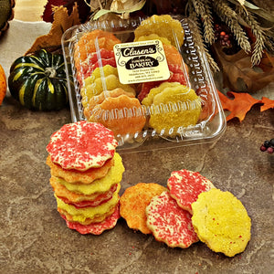 Mini Fall Sugar Cookies