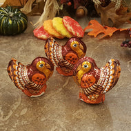 turkey shaped chocolate wrapped in foil